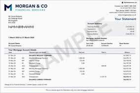 Mortgage Statement