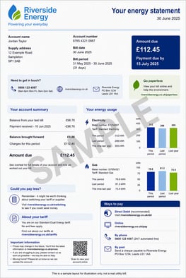 Utility Bill